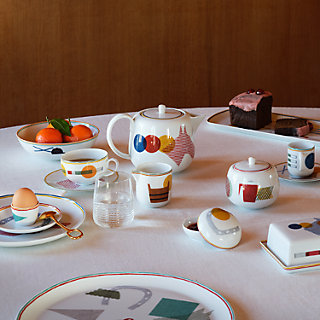ティーカップ&ソーサー 〈ソー・エルメス〉 | Hermès ティーカップ&ソーサー 〈ソー・エルメス〉 | Hermès