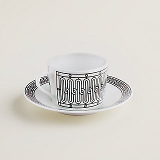 ティーカップ＆ソーサー 〈Hデコ〉 | Hermès - エルメス-公式サイト