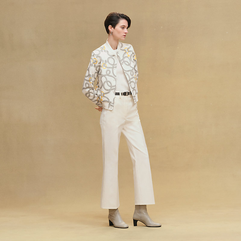お洒落☆【HERMES】テディブルゾン パルフロワ・リミックス テディブルゾン 《パルフロワ・リミックス》プリント | Hermès