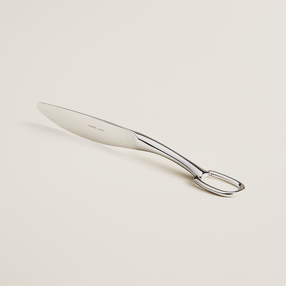 ディナーナイフ 〈アトラージュ〉 ステンレススティール | Hermès
