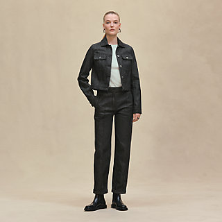 デニムのベスト--5H0258DII8-