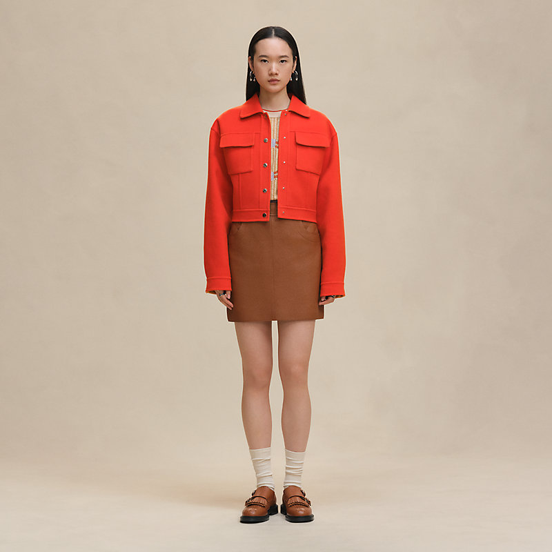 デニムジャケット - レッド | Hermès - エルメス-公式サイト