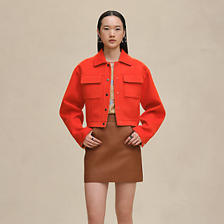 デニムジャケット - レッド | Hermès - エルメス-公式サイト