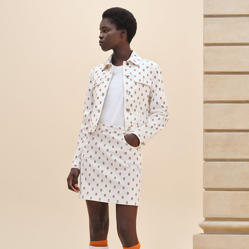 デニムジャケット 《シェーヌ・ダンクル》 | Hermès - エルメス-公式サイト