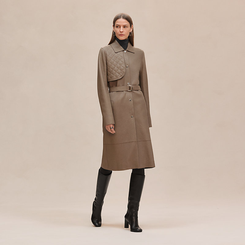 トレンチコート - グレー | Hermès - エルメス-公式サイト