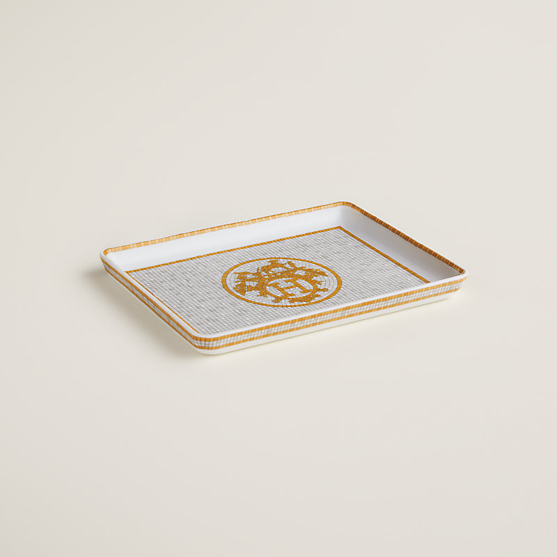 トレー 〈モザイク 24〉ゴールド PM | Hermès - エルメス-公式サイト