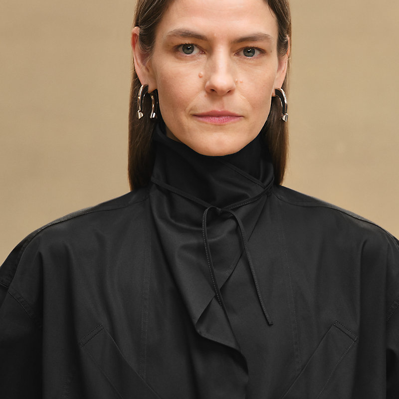 １枚で主役級 襟の表情が変えられるHermesSport capsuleTシャツ Azuma - CYBORG'S OPEN COLLAR SHIRT / シャツ | HAZE