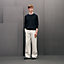ニット ストライプ＆ツイスト, イメージ: 着用例, worn, ビュー1の5