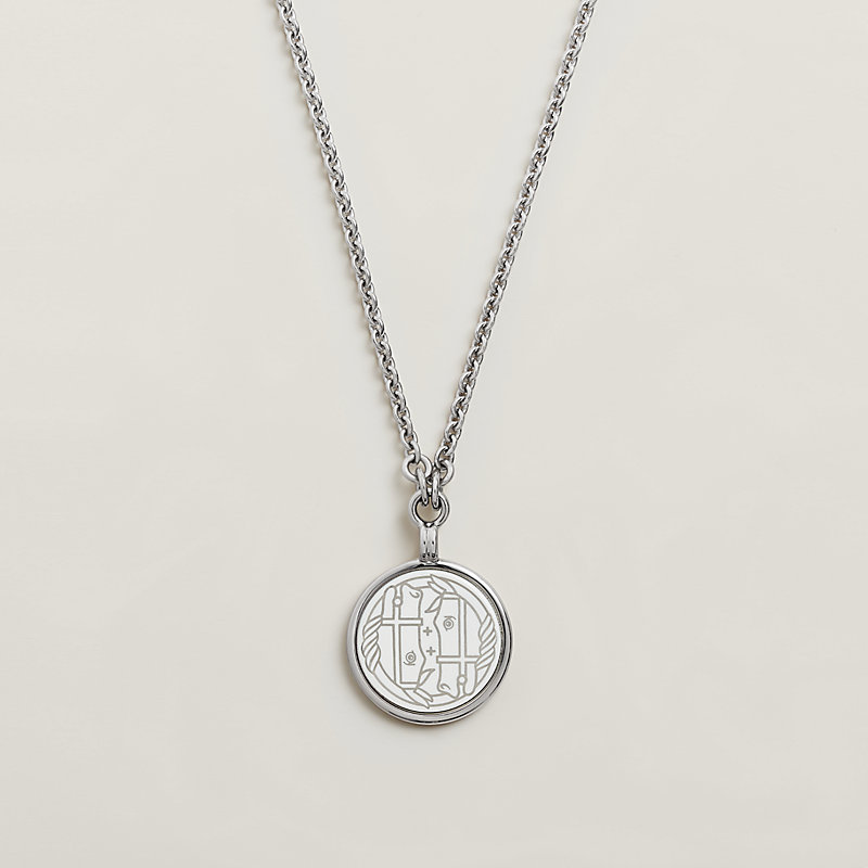 ■HERMES■ ネックレス メダイユカドリージュ PM 楽天市場】HERMES エルメス ネックレス Medaille Quadrige PM