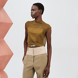 HERMÈS ブラック ノースリーブニット 36 ノースリーブニット - ブラック | Hermès - エルメス-公式サイト