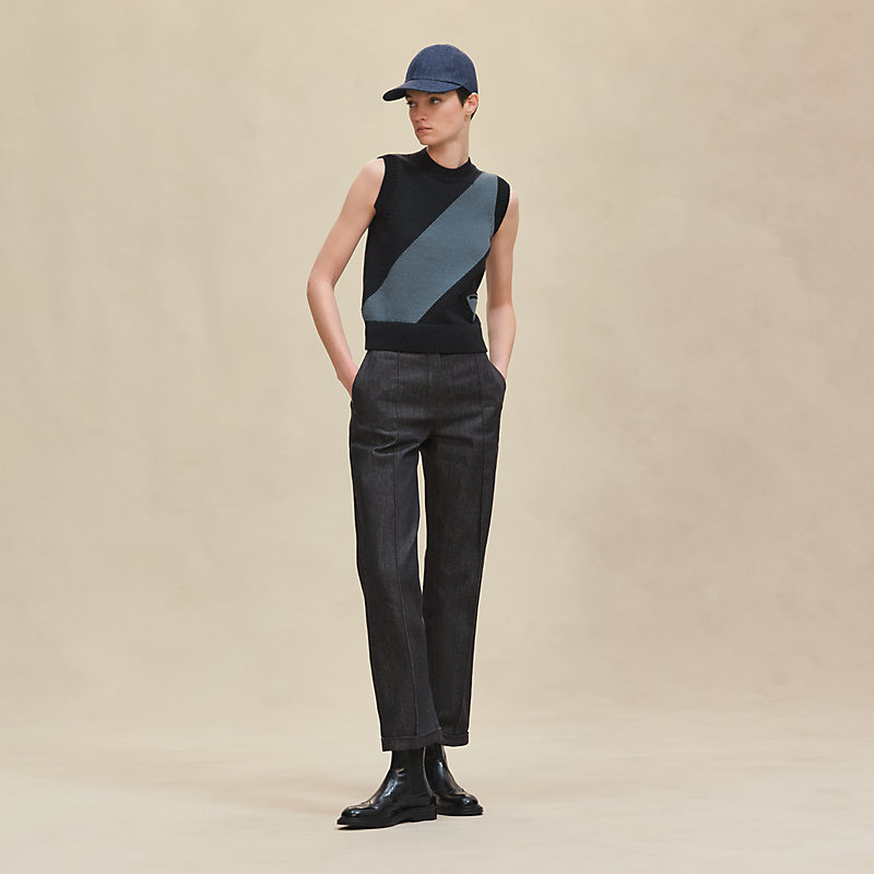 ノースリーブニット - ブラック | Hermès - エルメス-公式サイト