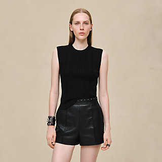 エルメス、リブ編みノースリーブセーター ノースリーブニット | Hermès - エルメス-公式サイト