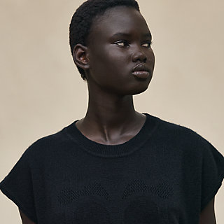 ノースリーブニット 《ランセーニュ・デュ・セリエ》モチーフ | Hermès ノースリーブニット 《ランセーニュ・デュ・セリエ》モチーフ | Hermès