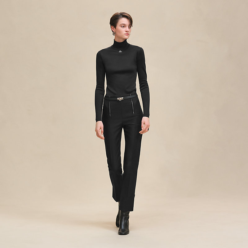 HERMESエルメスパンツ　ニット ハイウエスト HERMESエルメスパンツニット ハイウエスト