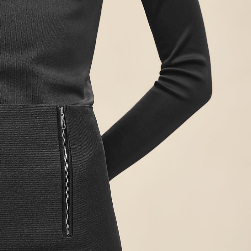 ハイウェストパンツ - ブラック | Hermès - エルメス-公式サイト