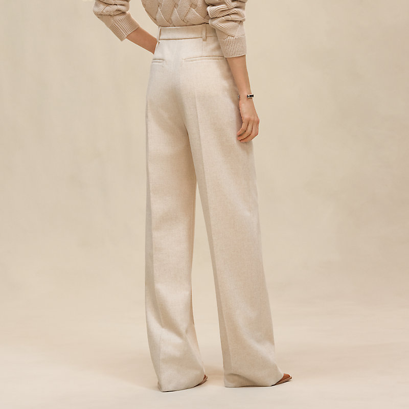 ハイウェストパンツ - ホワイト | Hermès - エルメス-公式サイト