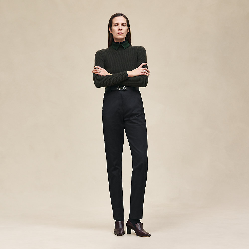 HERMESエルメスパンツ　ニット ハイウエスト ハイウェストパンツ | Hermès - エルメス-公式サイト