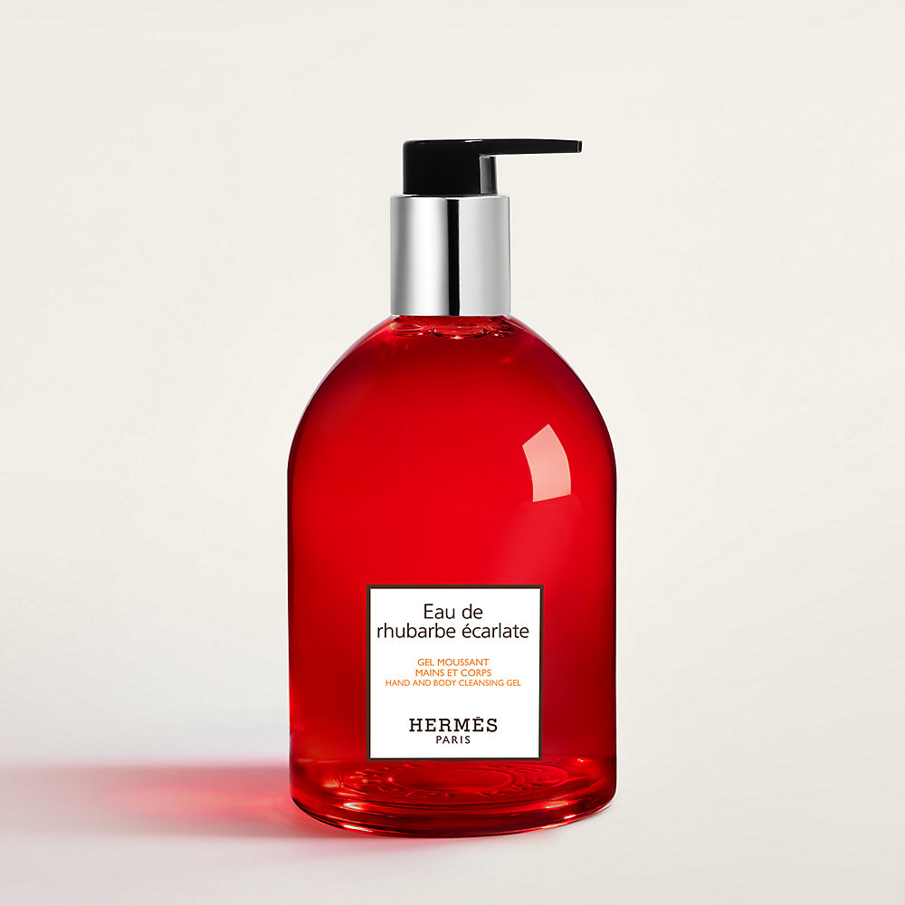 ハンド＆ボディ クレンジングジェル 《オー ドゥ ルバーブ エカルラット》 - 300 ml | Hermès - エルメス-公式サイト