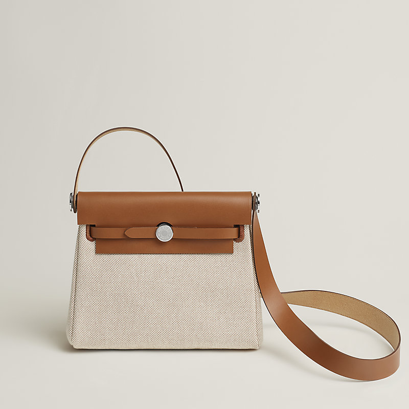 バッグ 《エールバッグ・ジップ》 20 ルトゥルネ - ベージュ | Hermès