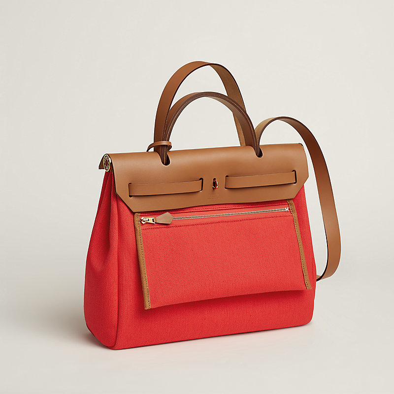 バッグ 《エールバッグ・ジップ》 31 ルトゥルネ ラッカー - オレンジ