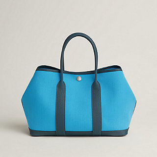 バッグ 《ガーデン・パーティ》 30 - ブルー | Hermès