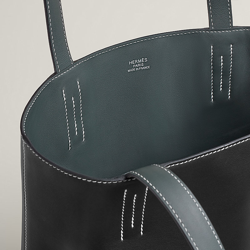 バッグ 《ネオ・ドゥブル・サンス》 35 バイカラー - ブラック