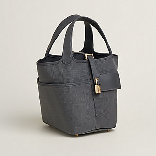 バッグ 《ピコタン・ロック》 18 ポケット - グレー | Hermès