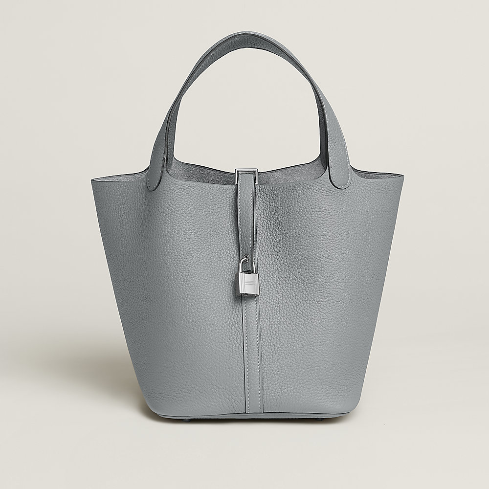 バッグ 《ピコタン・ロック》 22 - グレー | Hermès - エルメス-公式サイト