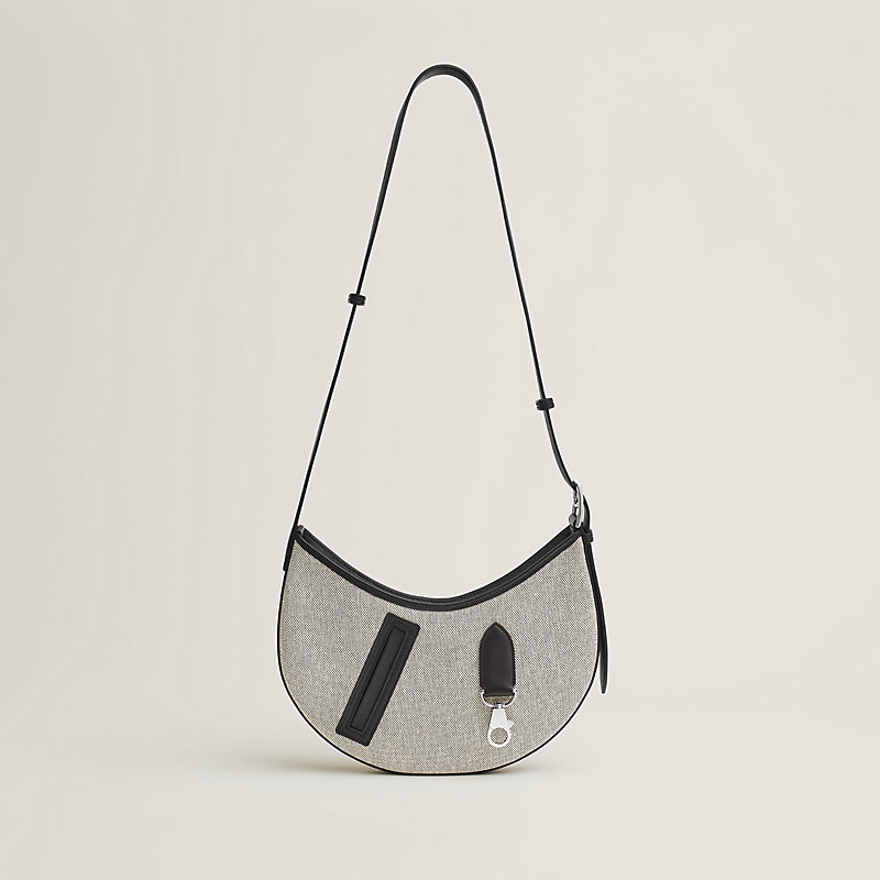 人気【HERMES】バッグ プチ アルソン トワル&キュイール バッグ-《プティ・アルソン》-