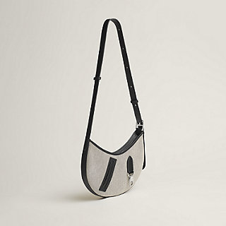 軽量上質レザー【HERMES】ペティット アルソン ラウンドバッグ バッグ 《プティ・アルソン》 トワル&レザー | Hermès