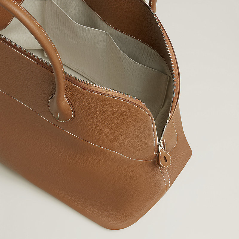 ☆美品☆HERMES ボリード45 ハンドバッグ トラベルバッグ ライトブラウン ☆美品☆HERMES ボリード45 ハンドバッグ トラベルバッグ ライト