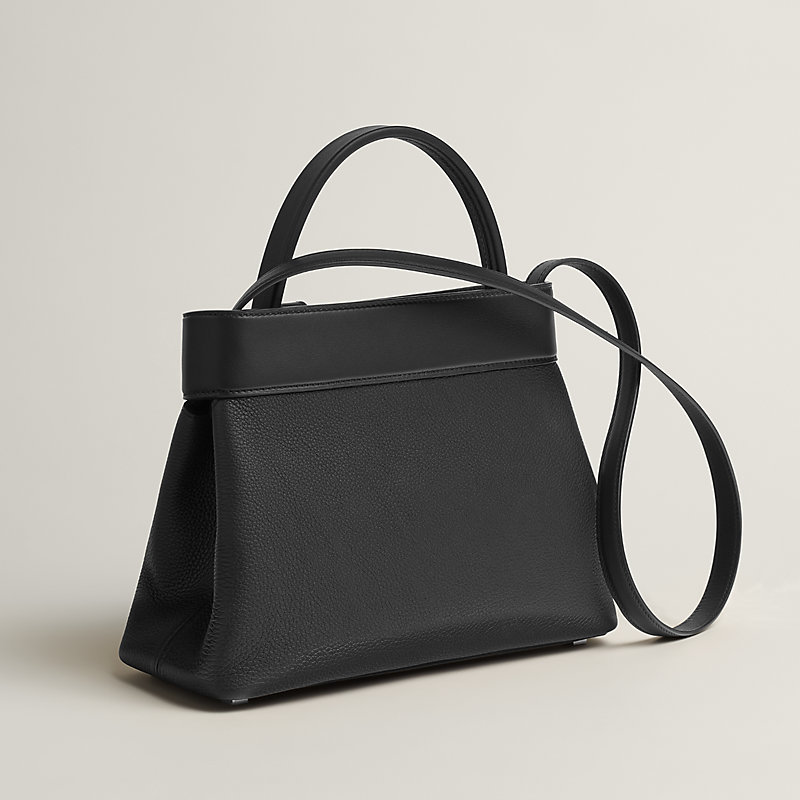 新品未使用！HERMES エルメス メドール カプリスPM  黒 エルメス ハンドバッグ メドール ブラック/モノクローム金具