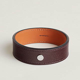 HERMES カフレザーバングル HERMES エルメス ボックス カーフ レザー コリエドシアン T刻印