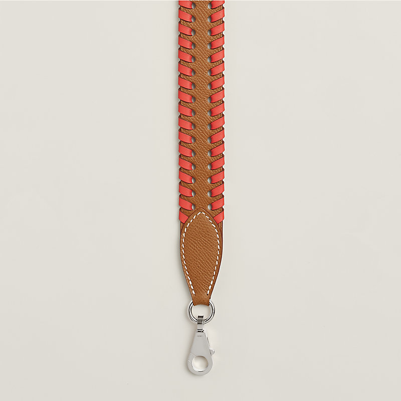 バンドリエール 《トレサージュ》 25 mm - オレンジ | Hermès