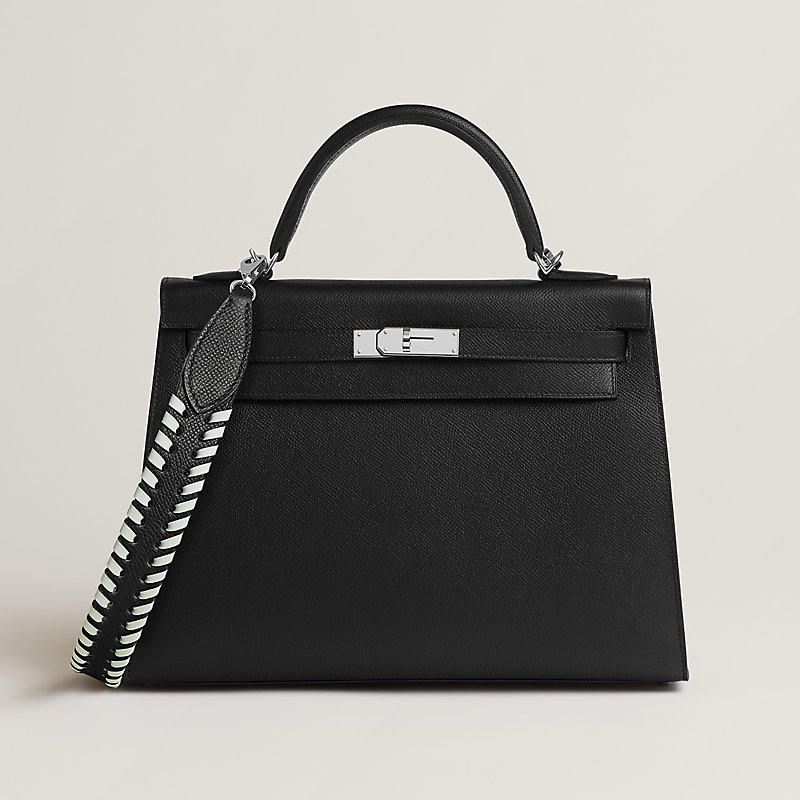 バンドリエール 《トレサージュ》 25 mm - グレー | Hermès - エルメス