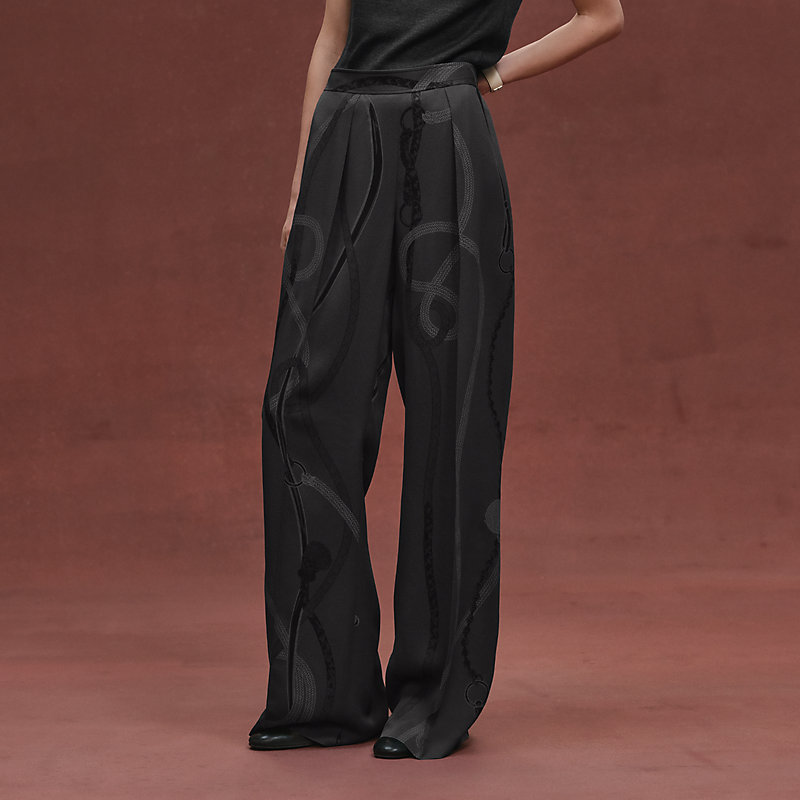 パジャマパンツ 《パルフロワ・リミックス》プリント - グレー