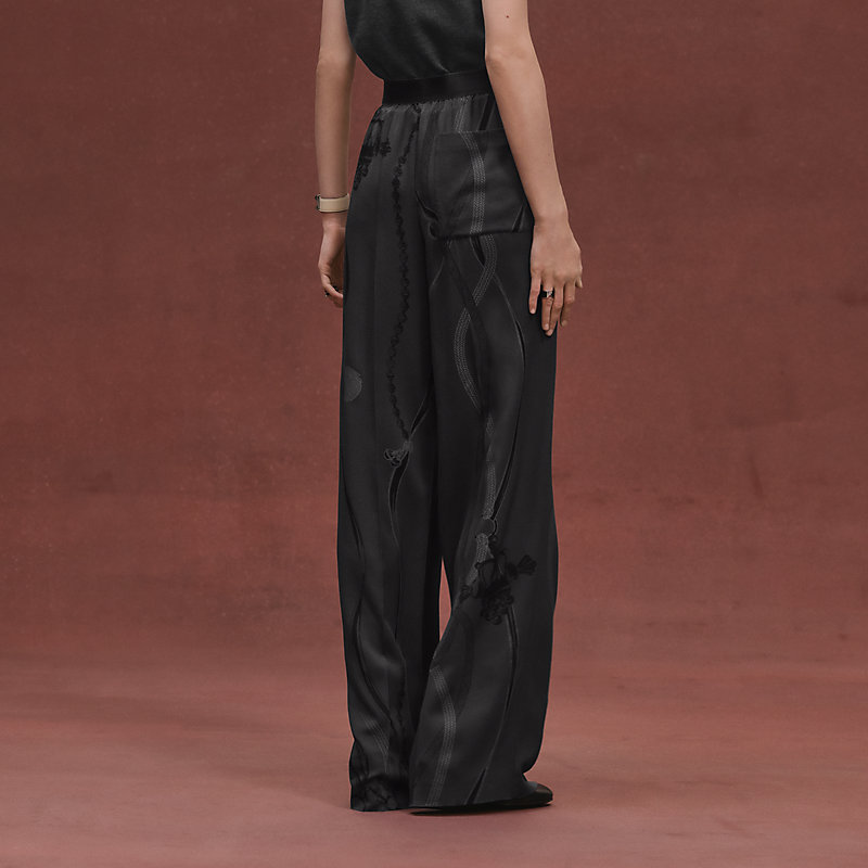 パジャマパンツ 《パルフロワ・リミックス》プリント - グレー