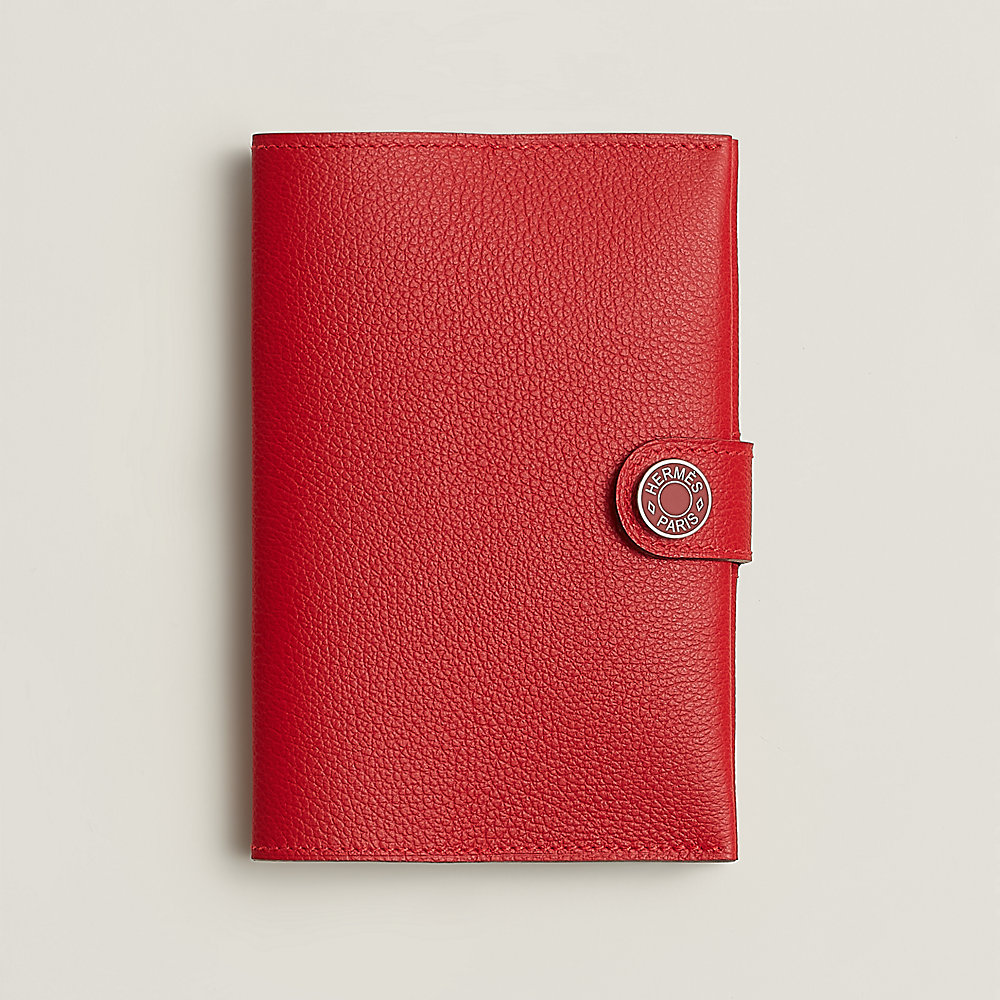 新品　エルメス　レザー　フォトケース　赤 HERMES エルメス フォトケース 写真ケース フォトカバー レザー