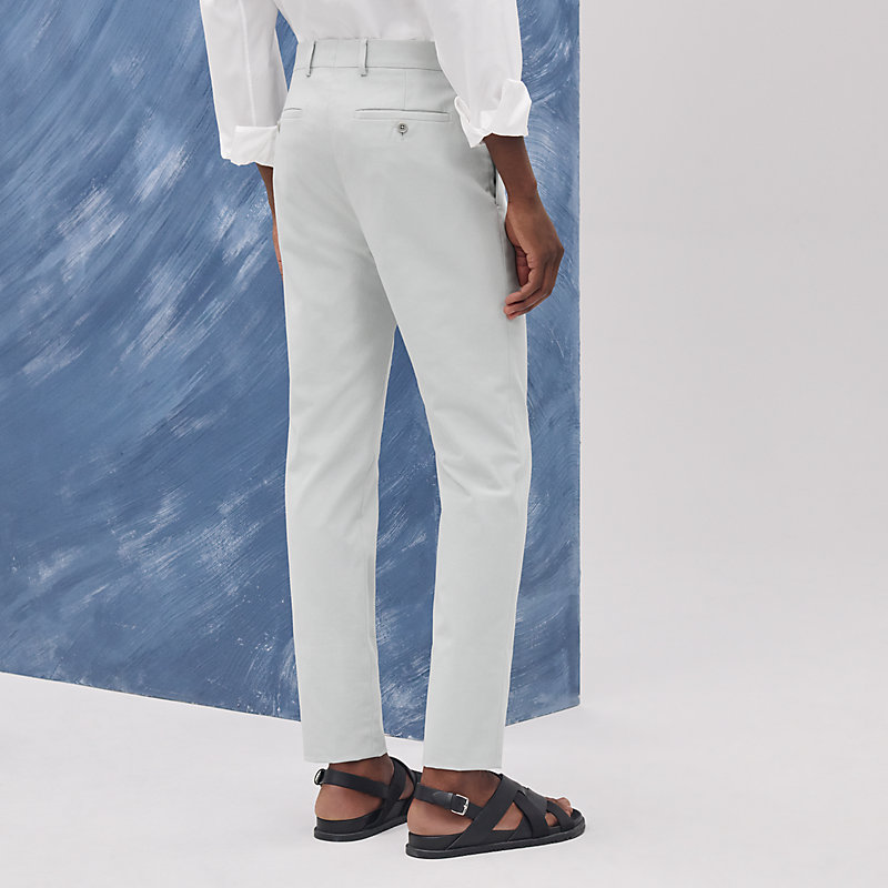 最終値下げ　新品　HERMES コットンパンツ　サイズ40 ホワイト　タグ付き ワイドパンツ - ホワイト | Hermès - エルメス-公式サイト