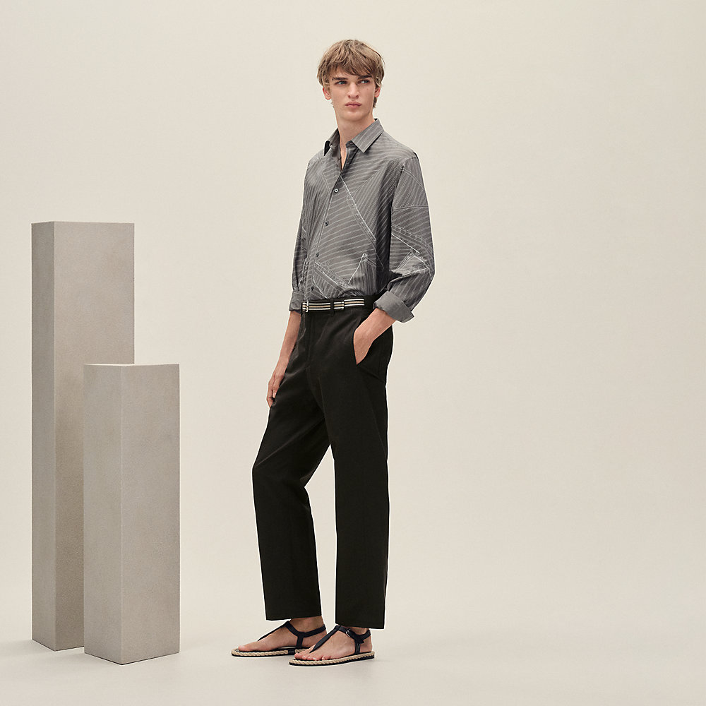 パンツ 《チェルシー》 ストライプベルト | Hermès - エルメス-公式サイト