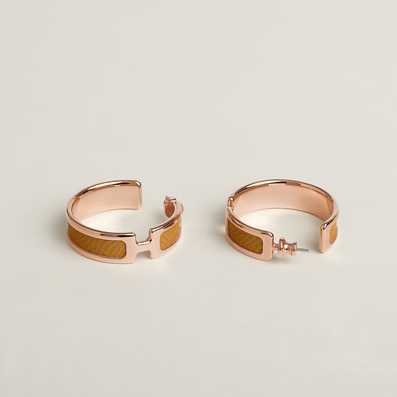 HERMES ベージュのピアス 大人気！【エルメス】ピアス《ガンバード》 (HERMES/ピアス