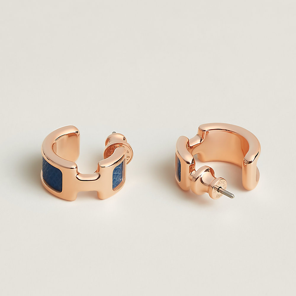 エルメス ピアス オランプ オンブル/ピンクゴールド金具