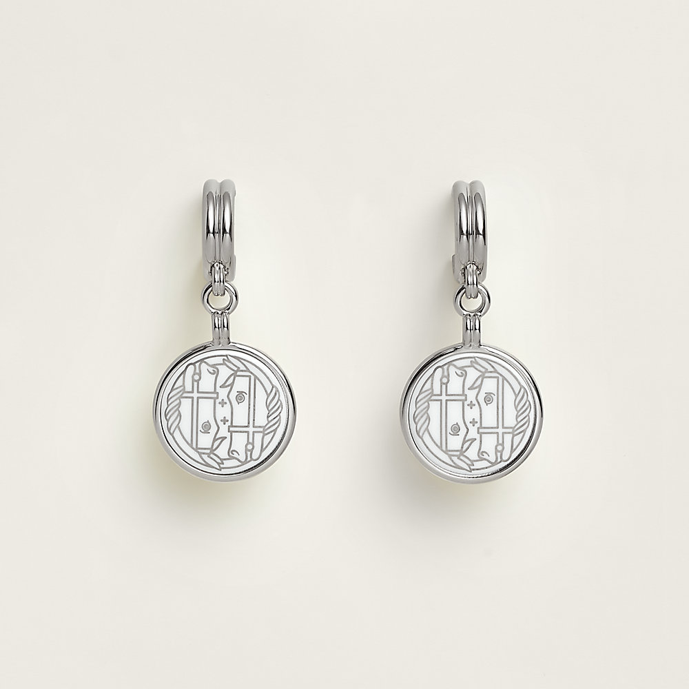 国内発送★全2色 Hermes カドリージュピアスQuadrige earrings ピアス 《カドリージュ》 | Hermès - エルメス-公式サイト