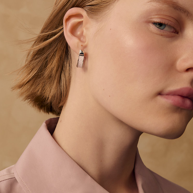 ピアス 《ジョケット》 PM - パープル | Hermès - エルメス-公式サイト