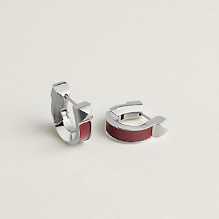 ピアス 《ジョケット》 PM - レッド | Hermès - エルメス-公式サイト