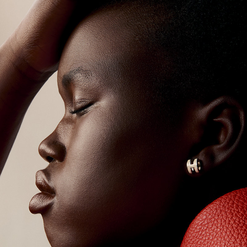 ピアス 《ミニ・ポップH》 | Hermès - エルメス-公式サイト