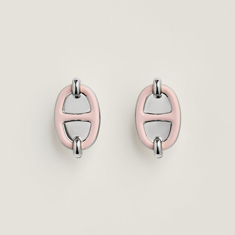 エルメス　ピアスミニマイヨン HERMES エルメス ピアス ミニ マイヨン PM MINI Maillon H