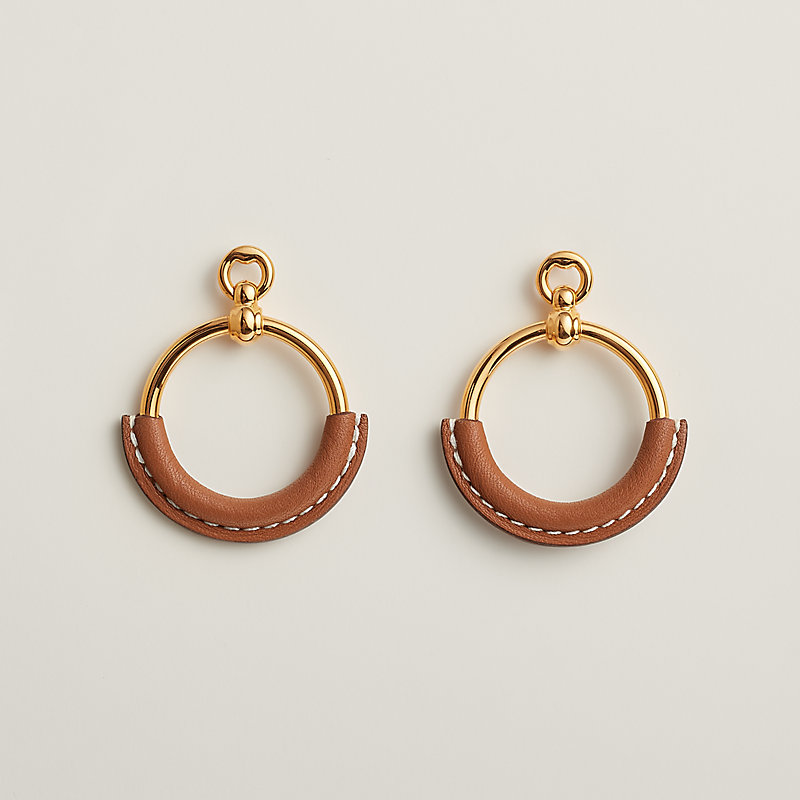 ピアス 《ループ》 - ベージュ | Hermès - エルメス-公式サイト