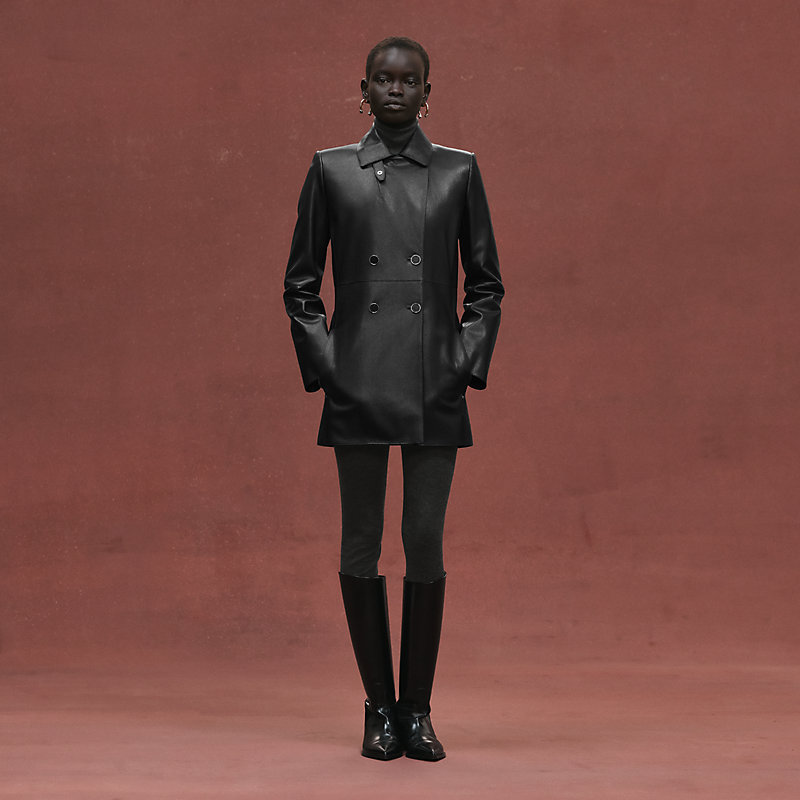 ピーコート - ブラック | Hermès - エルメス-公式サイト