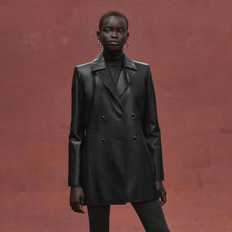 ピーコート - ブラック | Hermès - エルメス-公式サイト